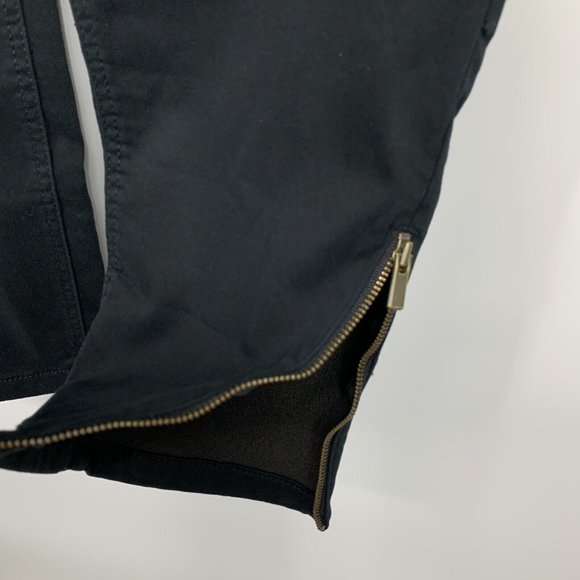 Isabel Maternity by Ingrid & Isabel Utility Jeggings Black Moto Skinny - Picture 10 of 15